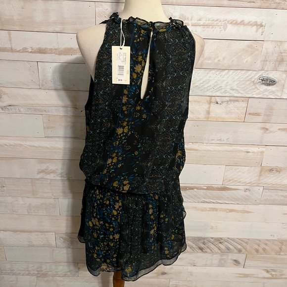 NWT Ramy brook Camilla silk mini dress size L - Picture 7 of 11